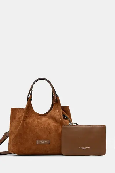 Semišová kabelka Gianni Chiarini DUA