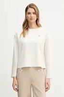 Bavlněné tričko s dlouhým rukávem Tommy Hilfiger