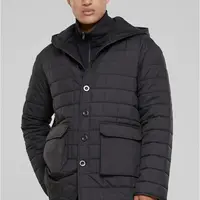 Pánská parka s podšívkou Lined černá