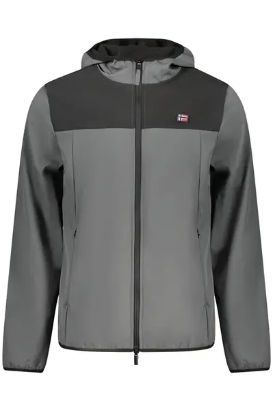 Sportovní přechodná bunda s kapucí