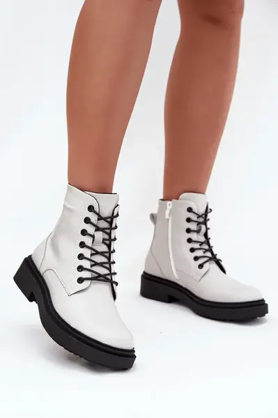 Dámské kotníkové kožené boty Sergio Leone