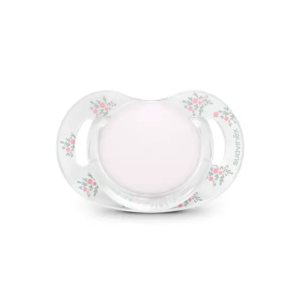 Suavinex Poetry Fyziologický dudlík SX Pro 0-6m 1 ks růžový