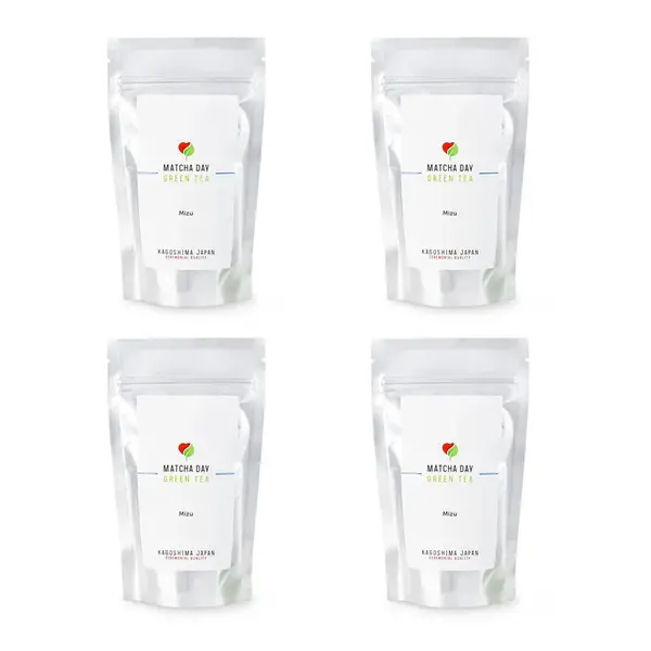 MatchaDay - 4ks Matcha čaj Mizu 100g - výhodné balenie