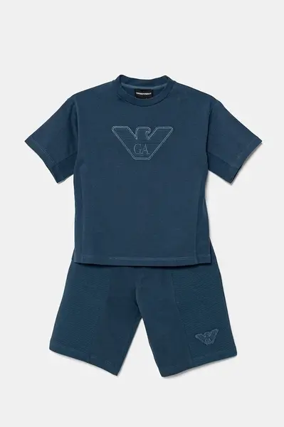 Detská bavlnená súprava Emporio Armani