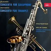 Václav Junek, Karel Krautgartner, Symfonický orchestr hl. m. Prahy FOK – Arutjunjan: Koncert pro trubku - Glazunov: Koncert pro saxofon