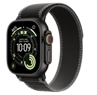 APPLE Watch Ultra 3 GPS + Cellular 49mm čierny titán - čierny / uhlový trailový ťah - M/L