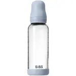 BIBS Baby Glass Bottle Round Latex antikoliková láhev Baby Blue 240 ml