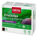 ORTIS Fructolax ovoce & vláknina 24 žvýkacích kostek, poškozený obal