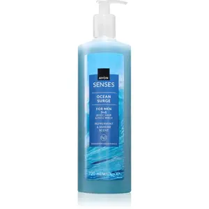 Avon Senses Ocean Surge sprchový gel pro muže 3 v 1 720 ml