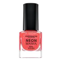 Dermacol Neon Mania Nail Polish lak na nechty 7 Coral Sunset 5 ml