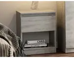Skříňka/noční stolek Carlos 40 cm, šedý beton