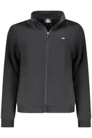 Čierna mikina na zips