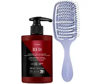Ošetřující toner pro zvýraznění barvy Black Professional Toner Red - červený, 300 ml + kartáč zdarma + dárek zdarma