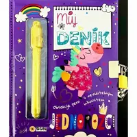 Můj tajný deník Jednorožci - fialový (Defekt)