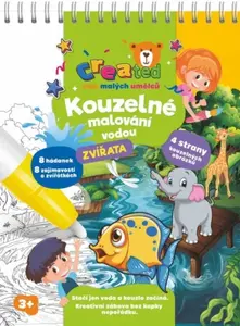 Kouzelné malování vodou Zvířátka/blok s tužkou 4 listy