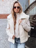 Dámska zimná vesta s kožušinou