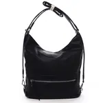 Dámská kabelka batoh černá - Romina Nikka