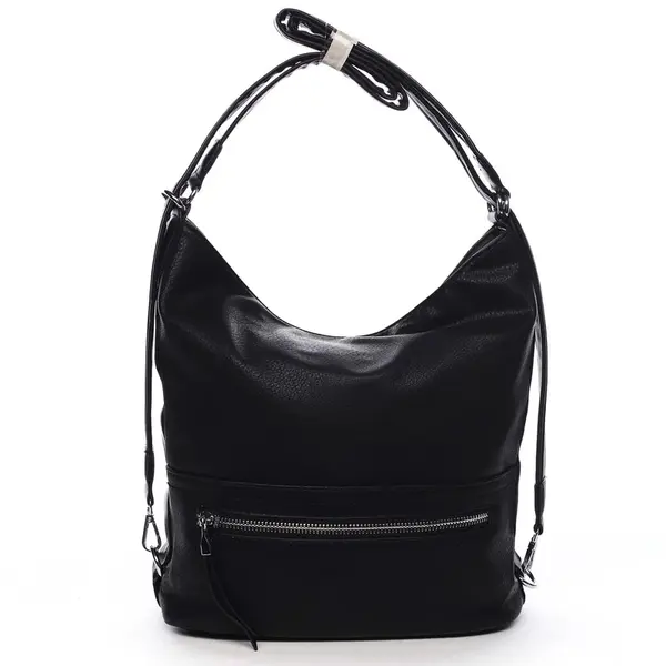 Dámská kabelka batoh černá - Romina Nikka