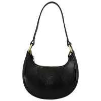 Dámska kožená kabelka na rameno čierna - Delami Vera Pelle Fidelie