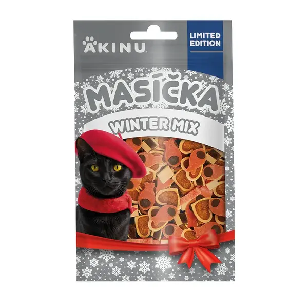 Akinu WINTER MASÍČKA mix pamlsek pro kočky 50 g