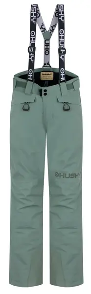 Husky Gunis Kids 146, faded green Dětské lyžařské kalhoty