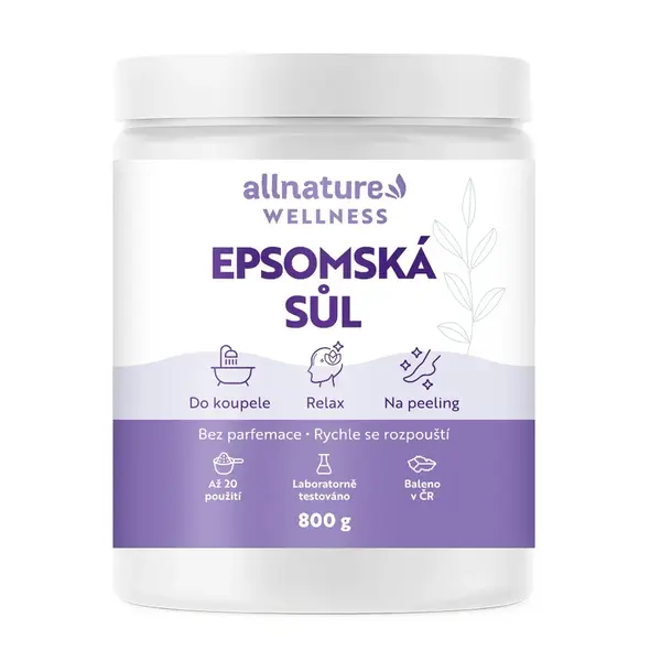 Allnature Epsomská sůl 800 g