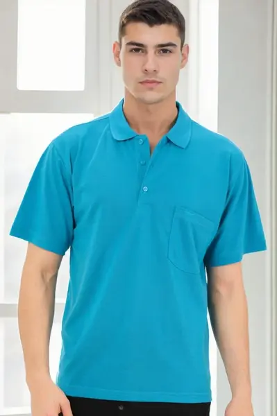 T0093 DEWBERRY MEN'S T-SHIRT-TURQUOISE