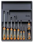 Beta tools SADA ŠROUBOVÁKŮ 9KS V PLASTOVÉ PODESTĚ, 2424/T161