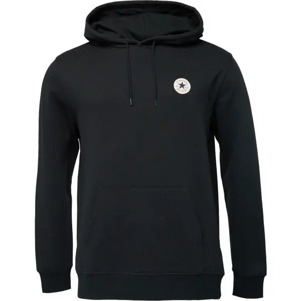 Converse STANDARD FIT CORE CHUCK PATCH HOODIE BB Pánská mikina, černá, velikost