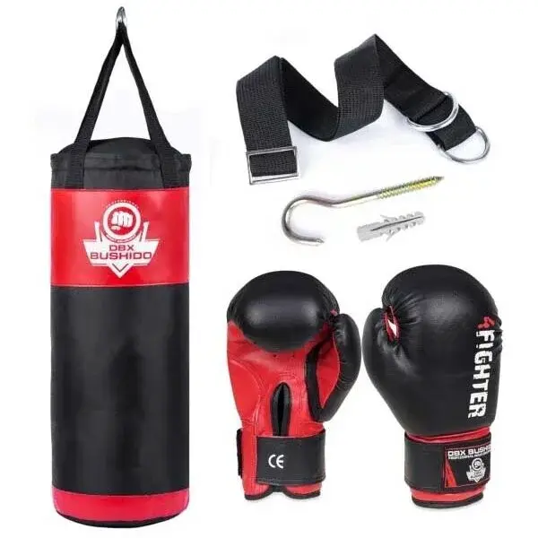 BUSHIDO DBX KIDS60.2 Súprava na tréning boxu, čierna, veľkosť