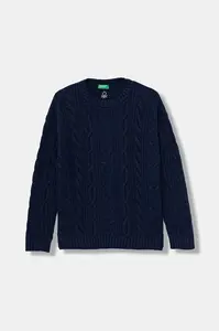 Dětský svetr s příměsí vlny United Colors of Benetton