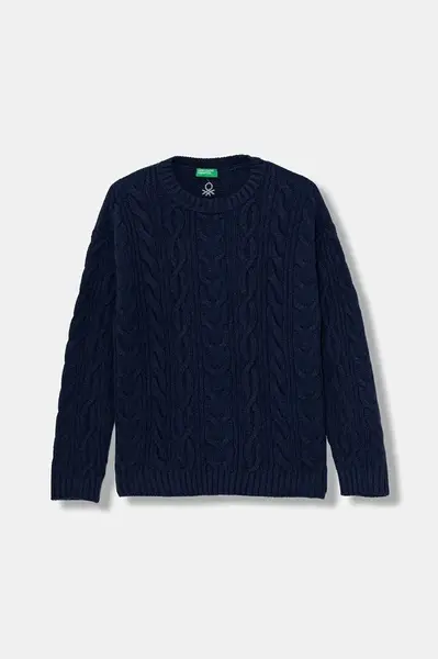 Dětský svetr s příměsí vlny United Colors of Benetton