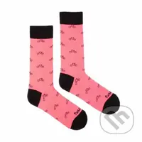 Ponožky Cyklista koral M (Unisex veľkosť M (veľkosť 39-42))