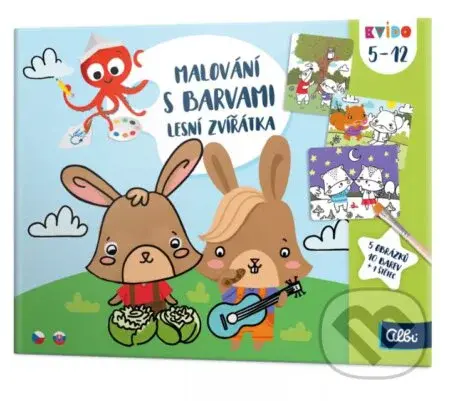 Kvído: Maľovanie s farbami: Lesné zvieratká