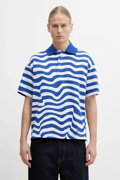 Bavlněné polo tričko Napapijri Napapijri x Martine Rose