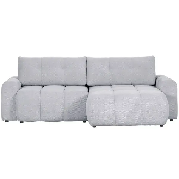 Carryhome ROHOVÁ SEDAČKA, textil, světle šedá