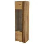 Linea Natura VITRÍNA, dub, barvy dubu, 59,6/200/44 cm