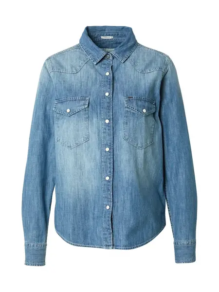 Pepe Jeans Blúzka  modrá denim