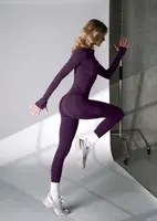 Dámské legíny kfit® velvet fialová l