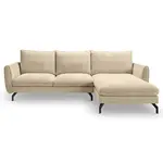 MID.YOU ROHOVÁ SEDAČKA, textil, béžová