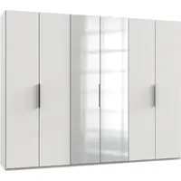 MID.YOU ŠATNÍ SKŘÍŇ S OTOČNÝMI DVEŘMI, bílá, 300/236/58 cm