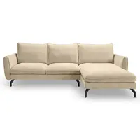 MID.YOU ROHOVÁ SEDAČKA, textil, béžová