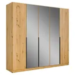 Rauch Möbel ŠATNÍ SKŘÍŇ S OTOČNÝMI DVEŘMI, dub artisan, 226/210/54 cm