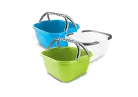 Miska hranatá   s 36x36x17.5h zelená 2934