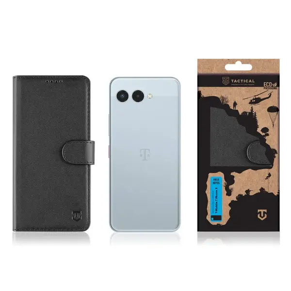 Flipové pouzdro Tactical Field Notes pro T-Mobile T Phone 3, černá