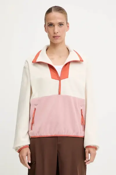 Sportovní mikina Columbia Sequoia Grove růžová barva, hladká, 2085453