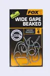 Fox háčky Edges Wide Gape Beaked Hooks vel. 4, 10ks Micro Barbed