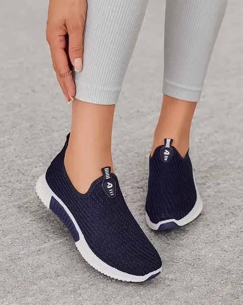 Resti Navy blue women's slip-on sports shoes Palomena - Footwear