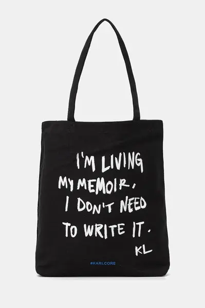 Kabelka Karl Lagerfeld Jeans černá barva, A4W50042