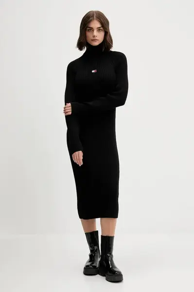 Bavlněné šaty Tommy Jeans